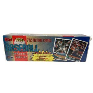 1994 Topps Complete Sets 1 and 2 792 Picture Baseball Cards Sealed